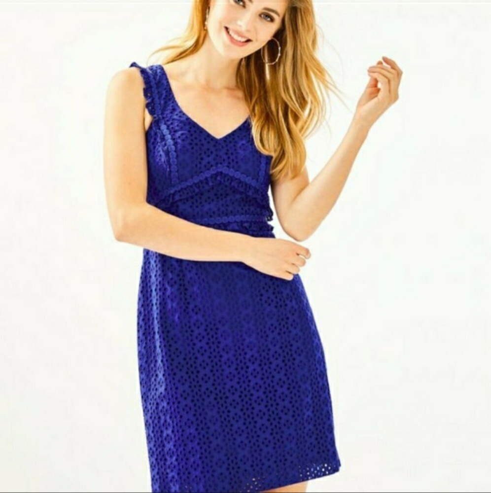 NWT lilly Pulitzer keylee shift lapis lazuli blue